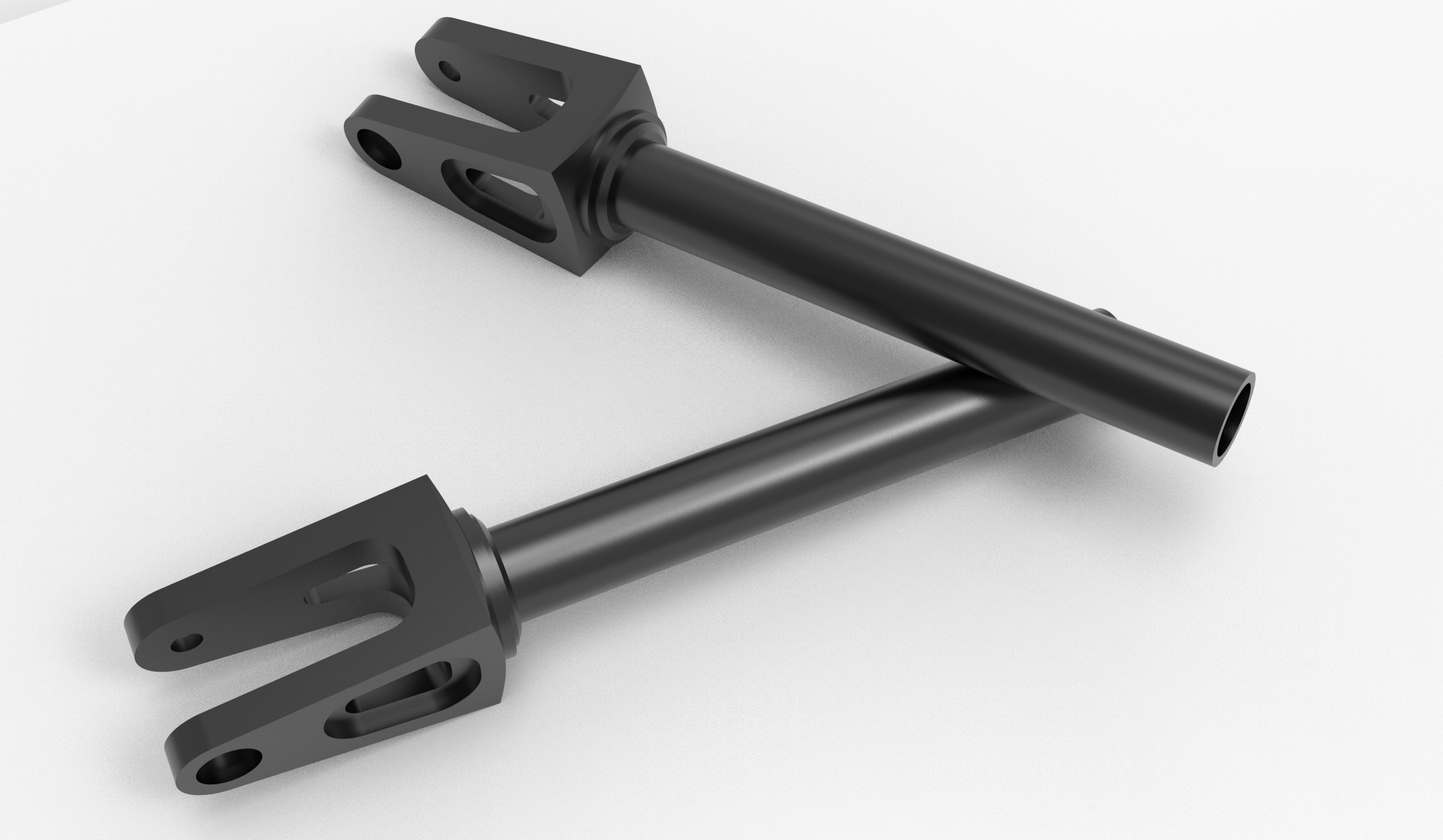 Precision CNC Machined Clevis Suspension Linkage