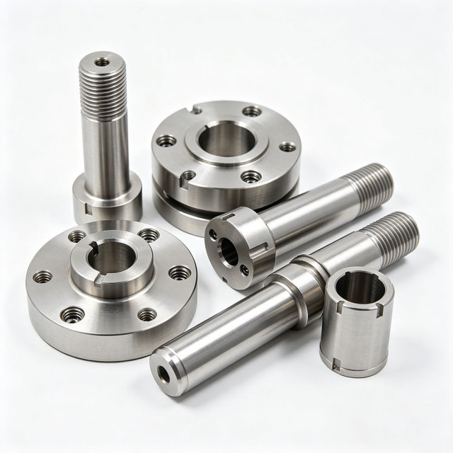 CNC Machined Bearing Housing Flanged Shaft Support Housing Rotating Mechanism for Automated Equipment