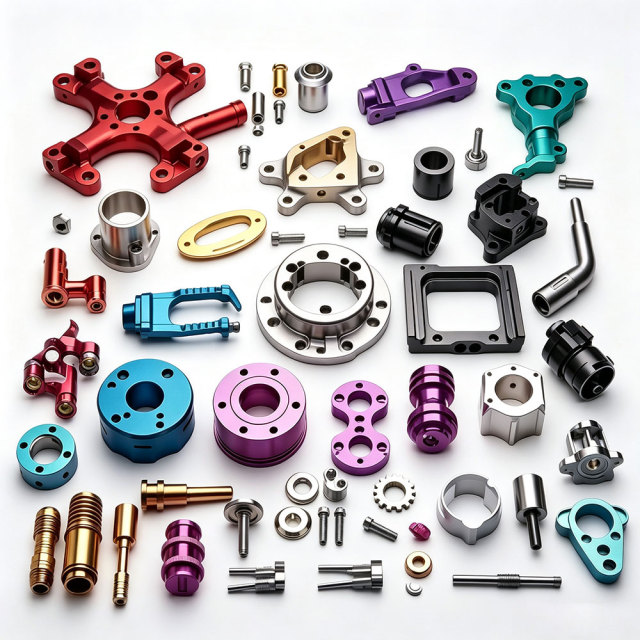 OEM Custom CNC Machining Anodized Aluminum Parts Precision CNC Milled Turned Components Aluminum CNC Service Manufacturer