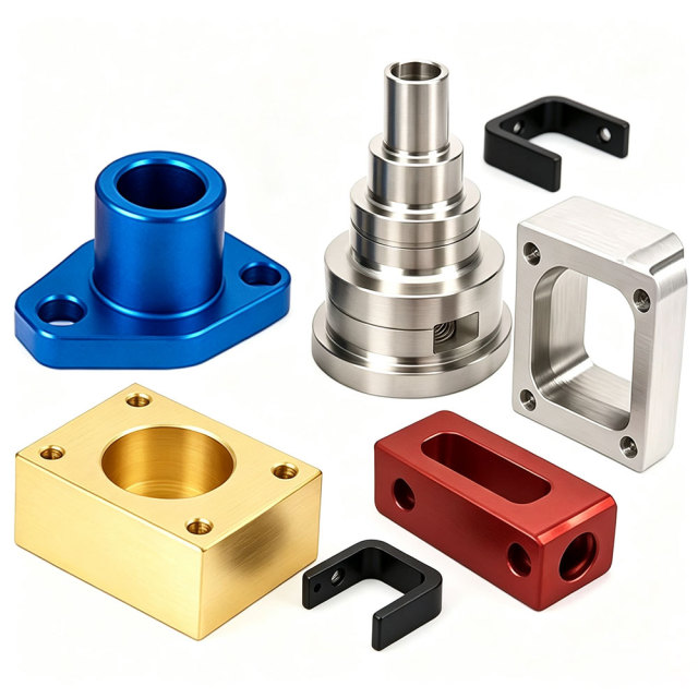 OEM Custom Precision Aluminum, Brass, Stainless Steel CNC Machined Spare Parts