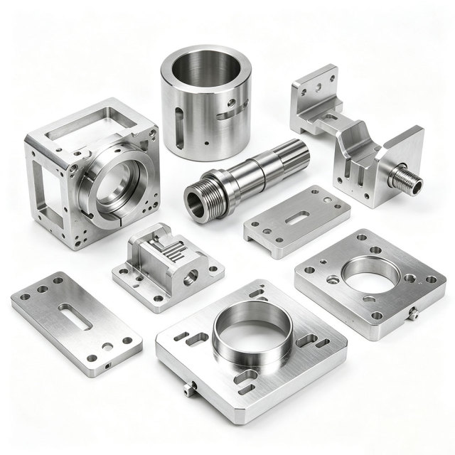 Precision Customized Metal Part 304 Stainless Steel Aluminum Turning Cutting Milling Rapid Prototype Machining Service CNC Parts