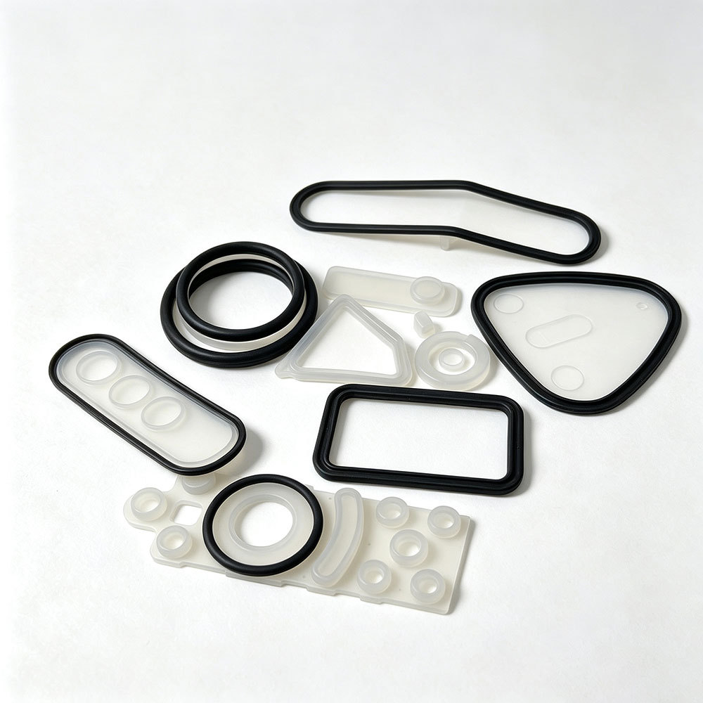 Manufacturer Custom Molded Vulcanized Silicone Rubber Industrial Sealing Shock Absorber Protection Parts 20~90 Shore Hardness