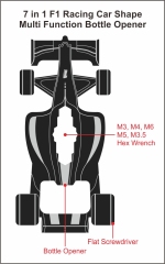 F1 racing car,Grace Metal,F1 racing car