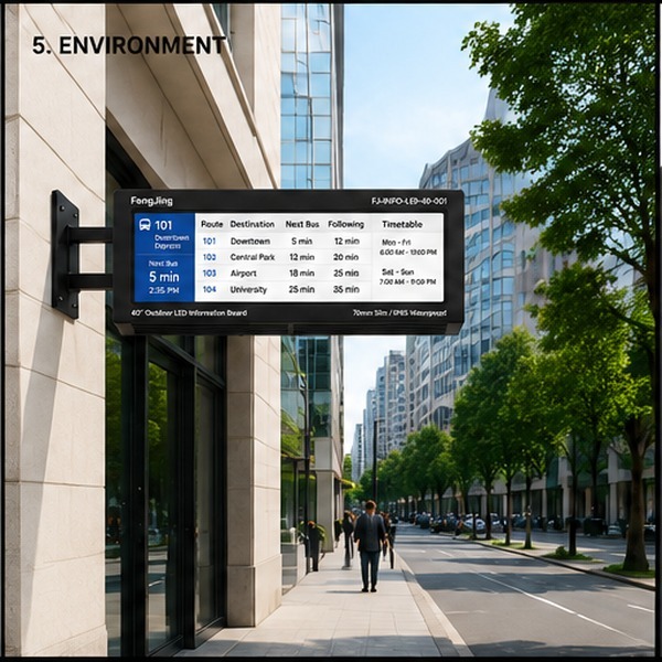 40" Outdoor LED Information Board,FengJing (Shenzhen) Co., Ltd.,40" Outdoor LED Information Board