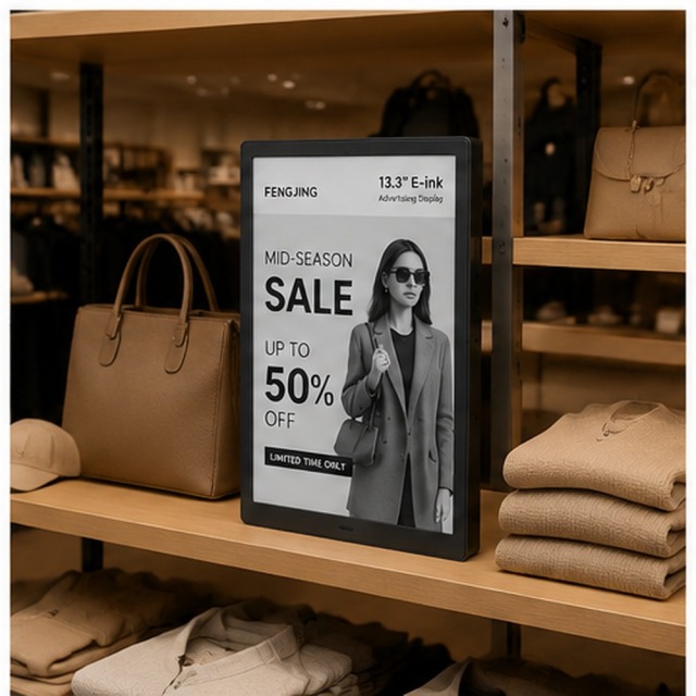 13.3" Indoor E-ink Advertising Display,FengJing (Shenzhen) Co., Ltd.,13.3" Indoor E-ink Advertising Display