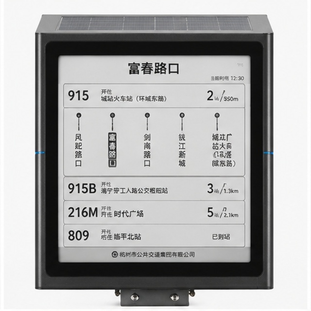 25.3" Outdoor E-ink Bus Electronic Stop Sign,FengJing (Shenzhen) Co., Ltd.,25.3" Outdoor E-ink Bus Electronic Stop Sign