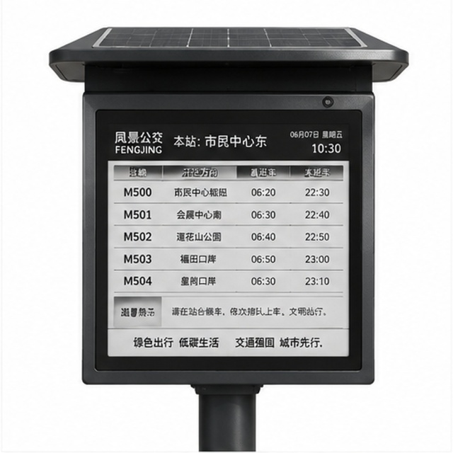 32" Outdoor E-ink Bus Electronic Stop Sign,FengJing (Shenzhen) Co., Ltd.,32" Outdoor E-ink Bus Electronic Stop Sign