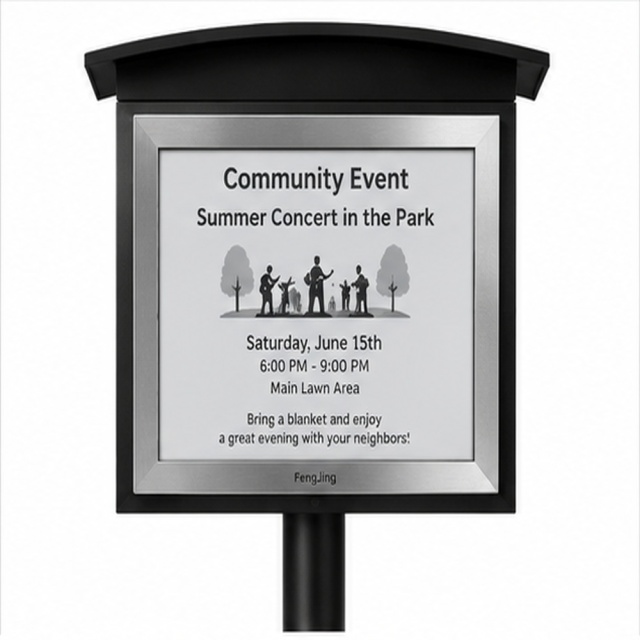32" Outdoor E-ink Information Board,FengJing (Shenzhen) Co., Ltd.,32" Outdoor E-ink Information Board