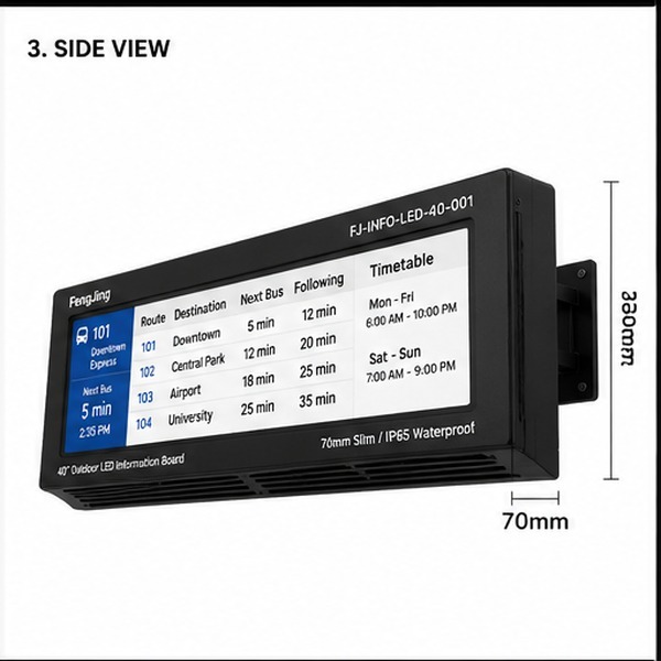 40" Outdoor LED Information Board,FengJing (Shenzhen) Co., Ltd.,40" Outdoor LED Information Board