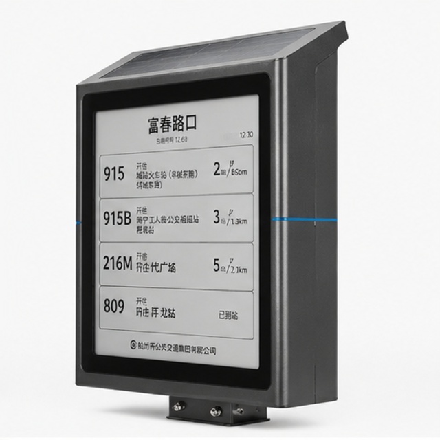 25.3" Outdoor E-ink Bus Electronic Stop Sign,FengJing (Shenzhen) Co., Ltd.,25.3" Outdoor E-ink Bus Electronic Stop Sign