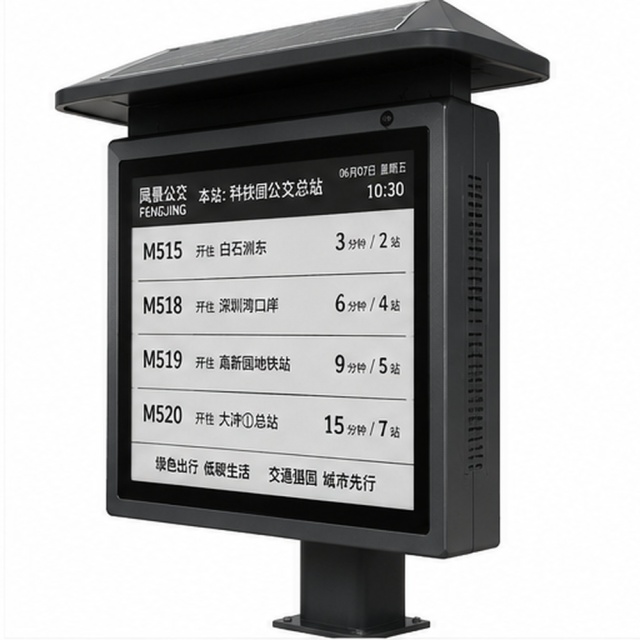 32" Outdoor E-ink Bus Electronic Stop Sign,FengJing (Shenzhen) Co., Ltd.,32" Outdoor E-ink Bus Electronic Stop Sign