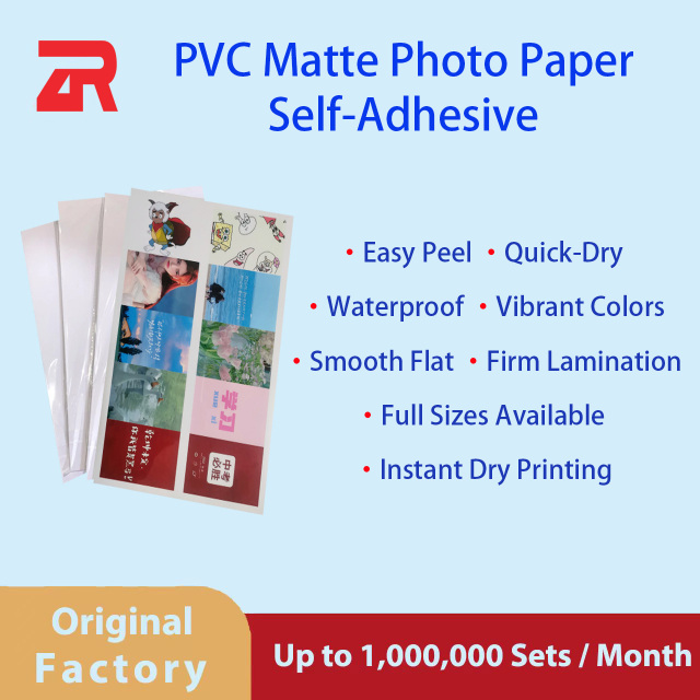Inkjet Printable PVC Matte Self-Adhesive Photo Paper | Waterproof Advertising Sticker Material,MY SHOP,PVC Matte Self-Adhesive Photo Paper for Inkjet Printing | Waterproof Sticker Sheets