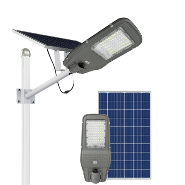 100W Split-Type Solar Street Light - Adjustable Angle Solar Panel & Remote Control,QIANJI,100W Split-Type Solar Street Light - Adjustable Angle Solar Panel & Remote Control