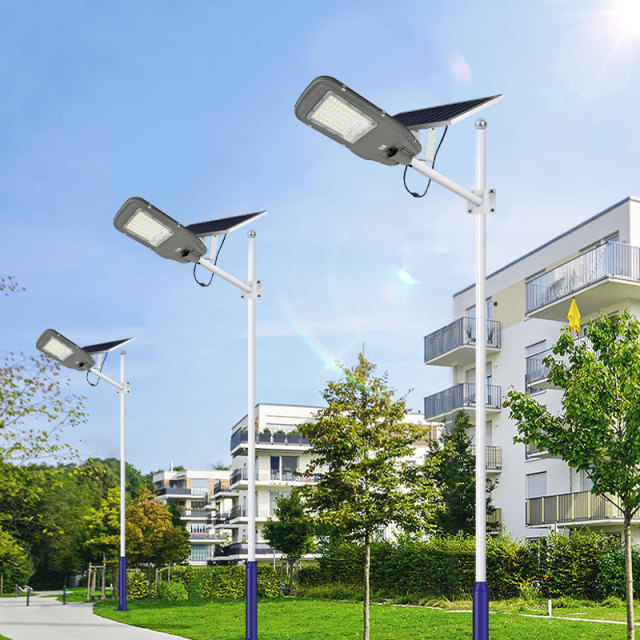 100W Split-Type Solar Street Light - Adjustable Angle Solar Panel & Remote Control,QIANJI,100W Split-Type Solar Street Light - Adjustable Angle Solar Panel & Remote Control