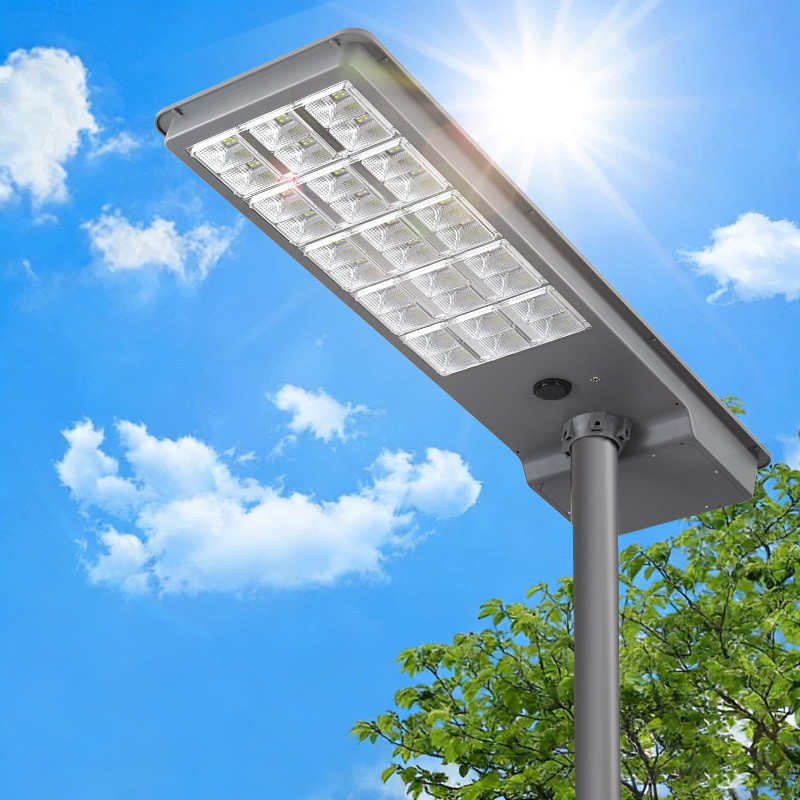 500-1000W Smart Integrated Solar Street Light - Radar Sensing for Long Battery Life,QIANJI,500-1000W Smart Integrated Solar Street Light - Radar Sensing for Long Battery Life