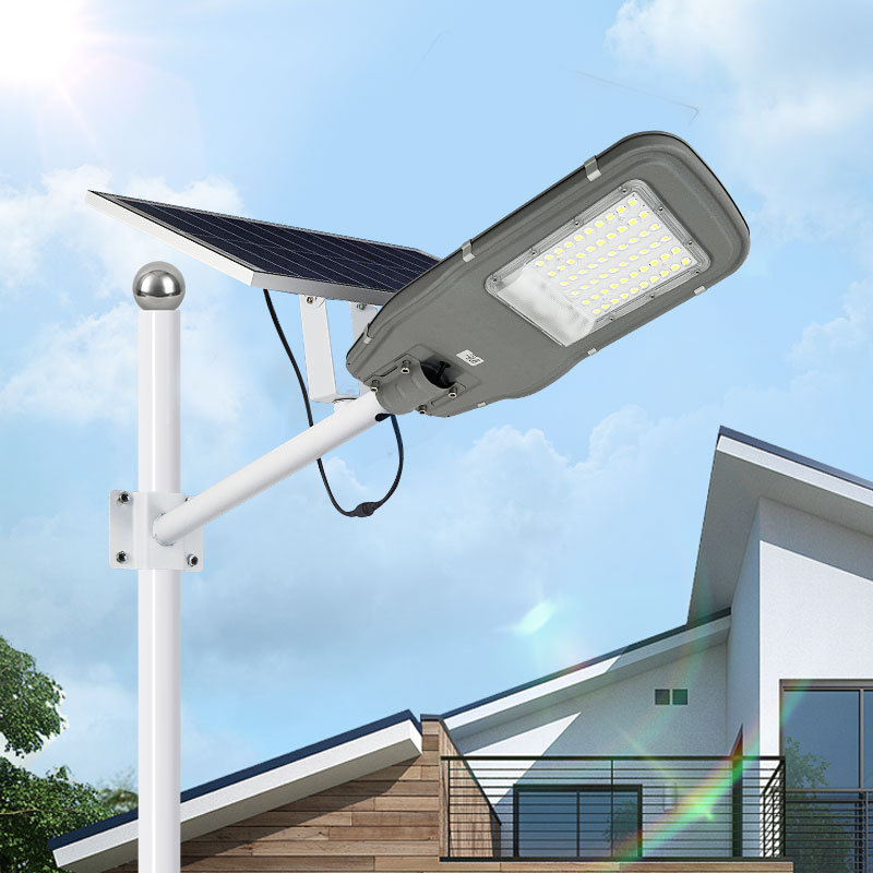 100W Split-Type Solar Street Light - Adjustable Angle Solar Panel & Remote Control,QIANJI,100W Split-Type Solar Street Light - Adjustable Angle Solar Panel & Remote Control