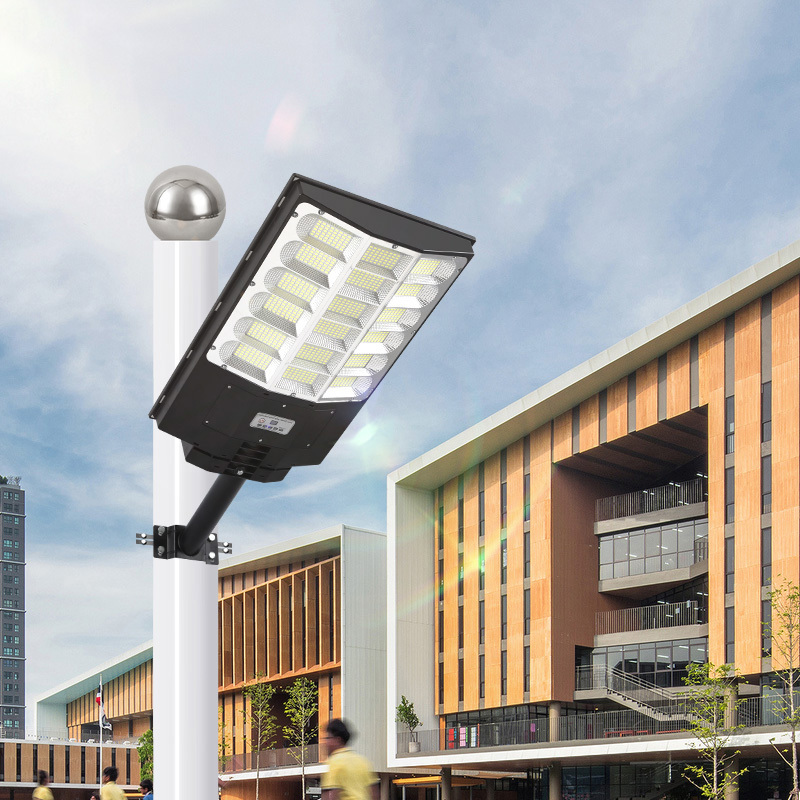 Three-sided integrated solar street light | Wide-area illumination with no dark spots,QIANJI,Three-sided integrated solar street light | Wide-area illumination with no dark spots-QIANJI