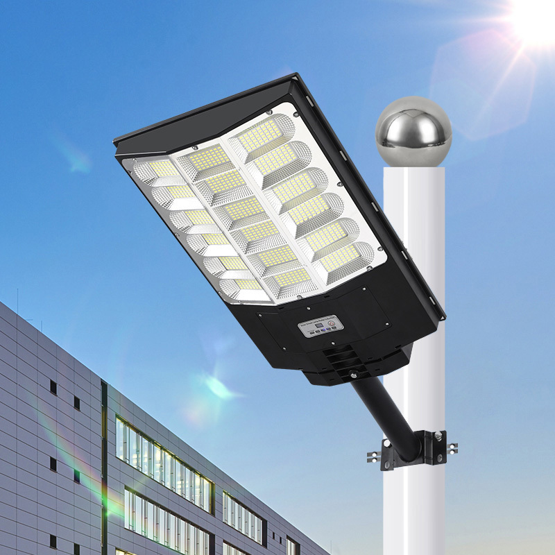 Three-sided integrated solar street light | Wide-area illumination with no dark spots,QIANJI,Three-sided integrated solar street light | Wide-area illumination with no dark spots-QIANJI