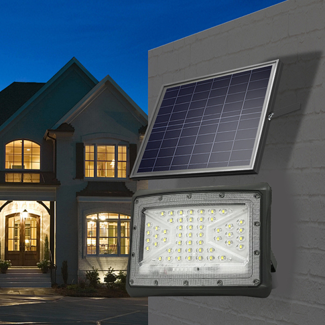 Radar-sensing outdoor waterproof LED solar floodlight,QIANJI,Radar-sensing outdoor waterproof LED solar floodlight-QIANJI