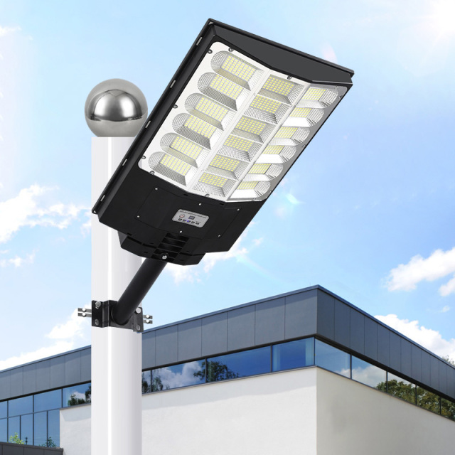 Three-sided integrated solar street light | Wide-area illumination with no dark spots,QIANJI,Three-sided integrated solar street light | Wide-area illumination with no dark spots-QIANJI