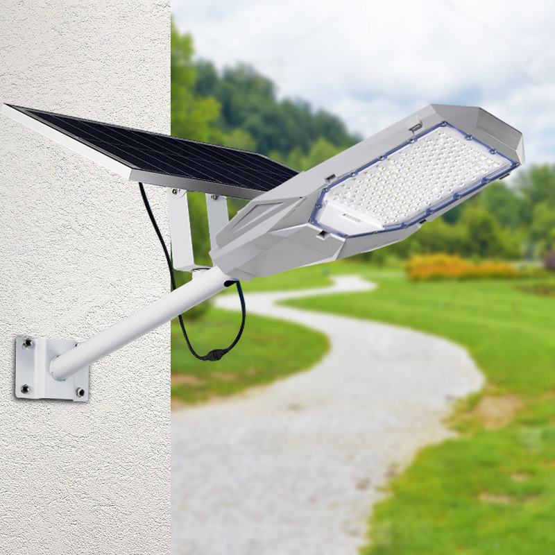400W Outdoor Split-Type Solar Street Light – Smart Sensor + Remote Control,QIANJI,400W Outdoor Split-Type Solar Street Light – Smart Sensor + Remote Control-QIANJI