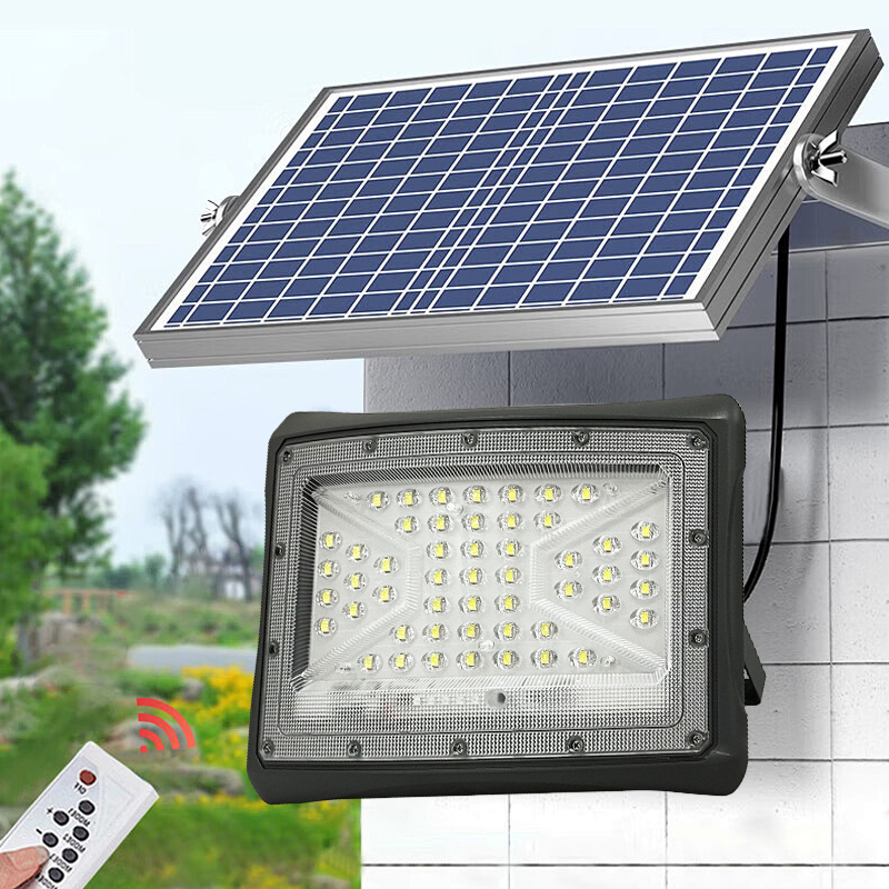 Radar-sensing outdoor waterproof LED solar floodlight,QIANJI,Radar-sensing outdoor waterproof LED solar floodlight-QIANJI