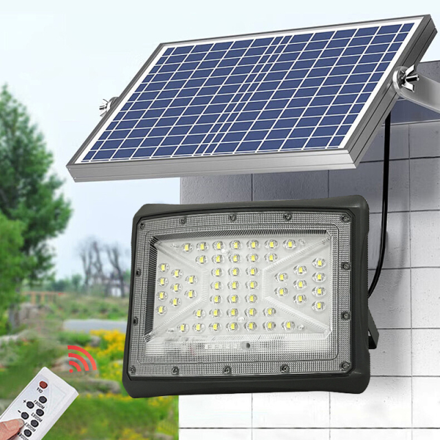 Radar-sensing outdoor waterproof LED solar floodlight,QIANJI,Radar-sensing outdoor waterproof LED solar floodlight-QIANJI