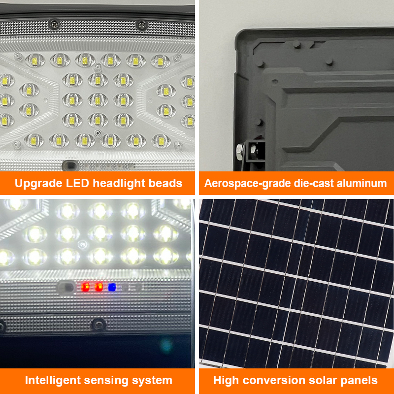 Radar-sensing outdoor waterproof LED solar floodlight,QIANJI,Radar-sensing outdoor waterproof LED solar floodlight-QIANJI