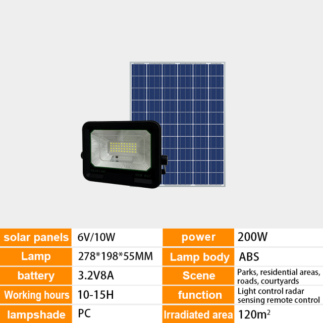 High-efficiency LED 100-1000W IP65 outdoor solar floodlight,QIANJI,High-efficiency LED 100-1000W IP65 outdoor solar floodlight-QIANJI