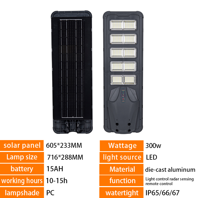 High-efficiency outdoor solar AC street light with IP65 waterproof rating,QIANJI,High-efficiency outdoor solar AC street light with IP65 waterproof rating-QIANJI