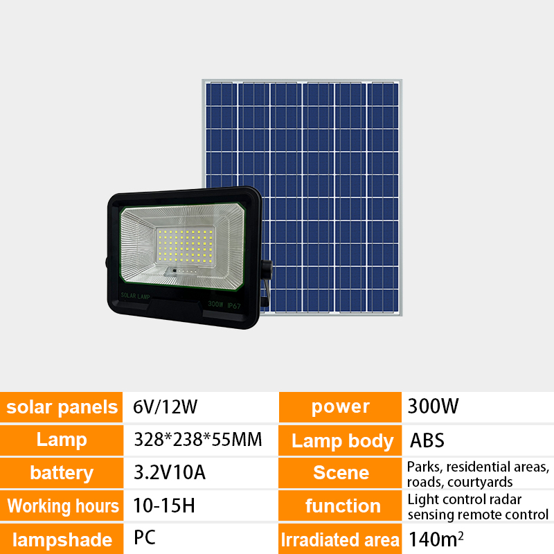 High-efficiency LED 100-1000W IP65 outdoor solar floodlight,QIANJI,High-efficiency LED 100-1000W IP65 outdoor solar floodlight-QIANJI