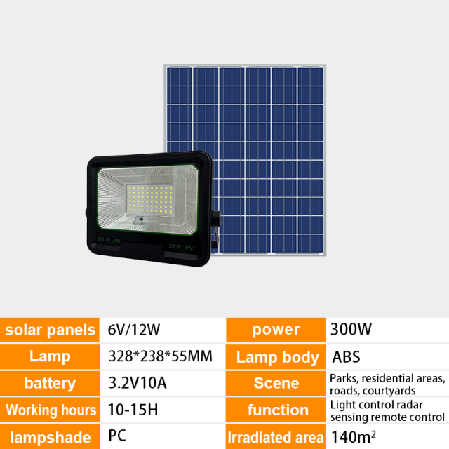 High-efficiency LED 100-1000W IP65 outdoor solar floodlight,QIANJI,High-efficiency LED 100-1000W IP65 outdoor solar floodlight-QIANJI