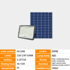 Super Bright IP65 100W-1000W LED Solar Floodlight,QIANJI,Super Bright IP65 100W-1000W LED Solar Floodlight