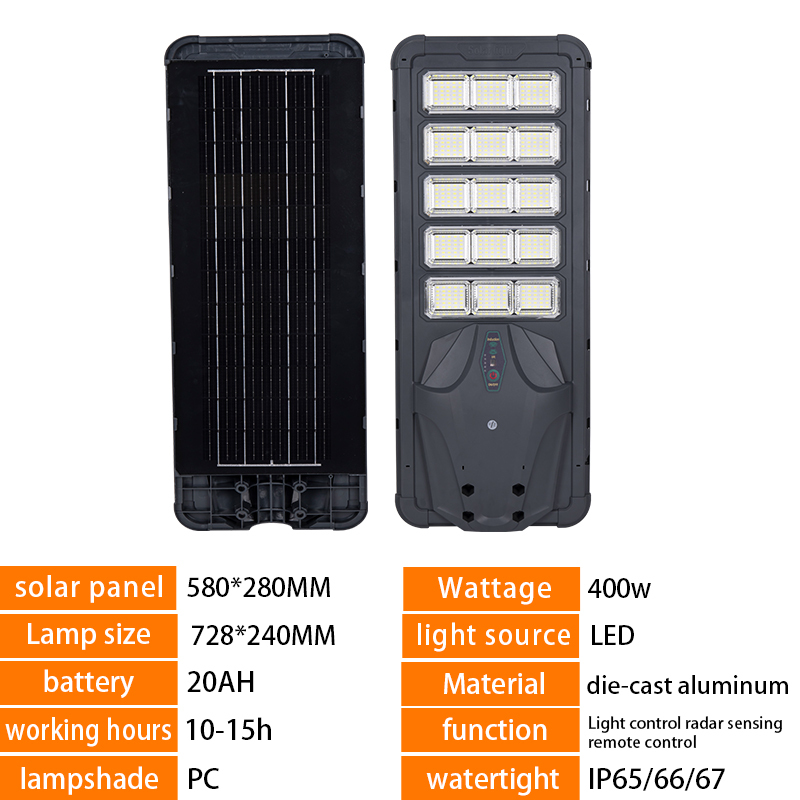 High-efficiency outdoor solar AC street light with IP65 waterproof rating,QIANJI,High-efficiency outdoor solar AC street light with IP65 waterproof rating-QIANJI