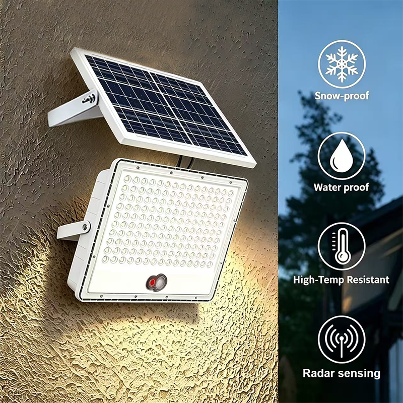 High-efficiency LED 100-600W IP65 solar floodlight,QIANJI,High-efficiency LED 100-600W IP65 solar floodlight