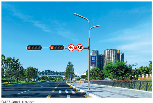 综合杆路灯-QJ27-3801,千吉,综合杆路灯-QJ27-3801