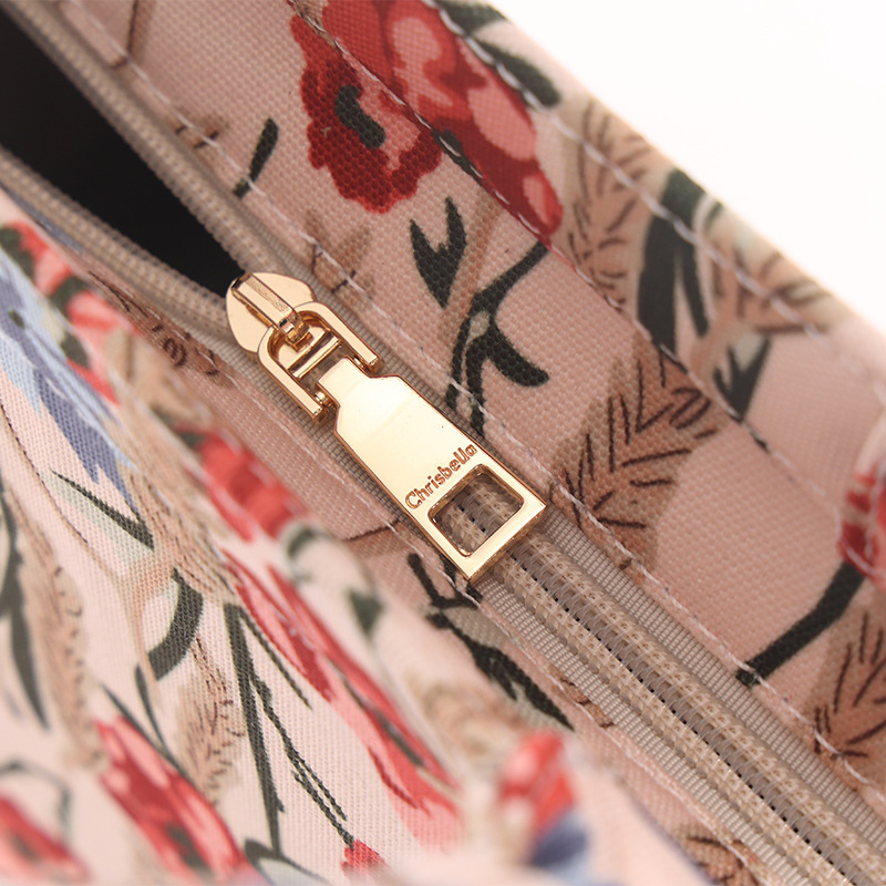 New niche design women's bag creative hand-held canvas bag national style printing all-match large capacity hand-held tote bag