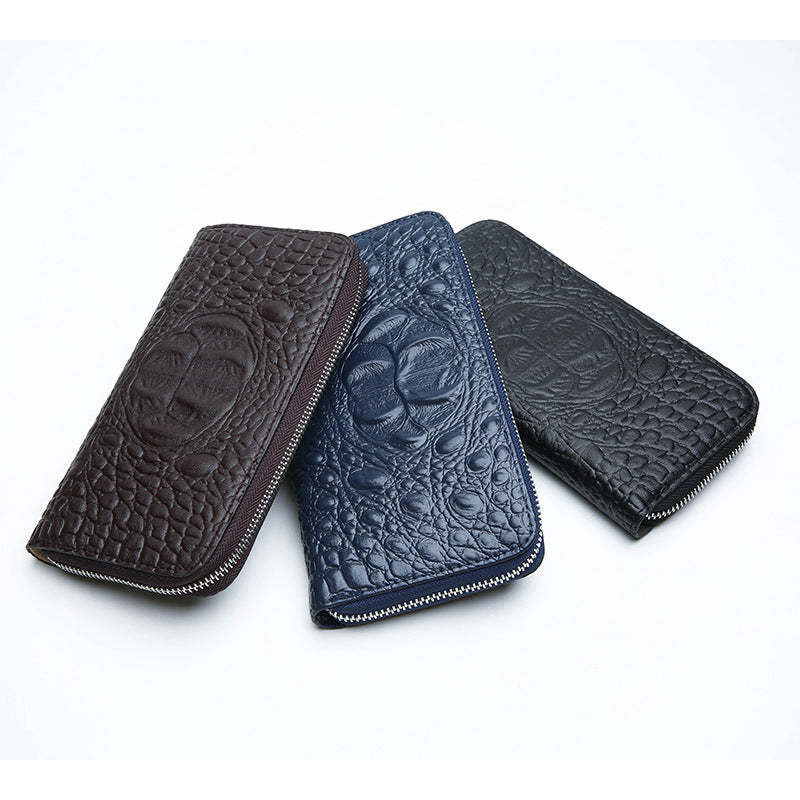 Men's Fashionable New Business Alligator Pattern Handbag Shoulder Bag Computer Gift Bag