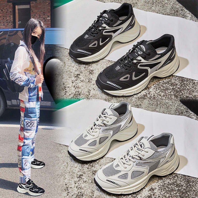 Women's Autumn New Breathable Running Shoes Old Dad Shoes Fashionable Casual Shoes