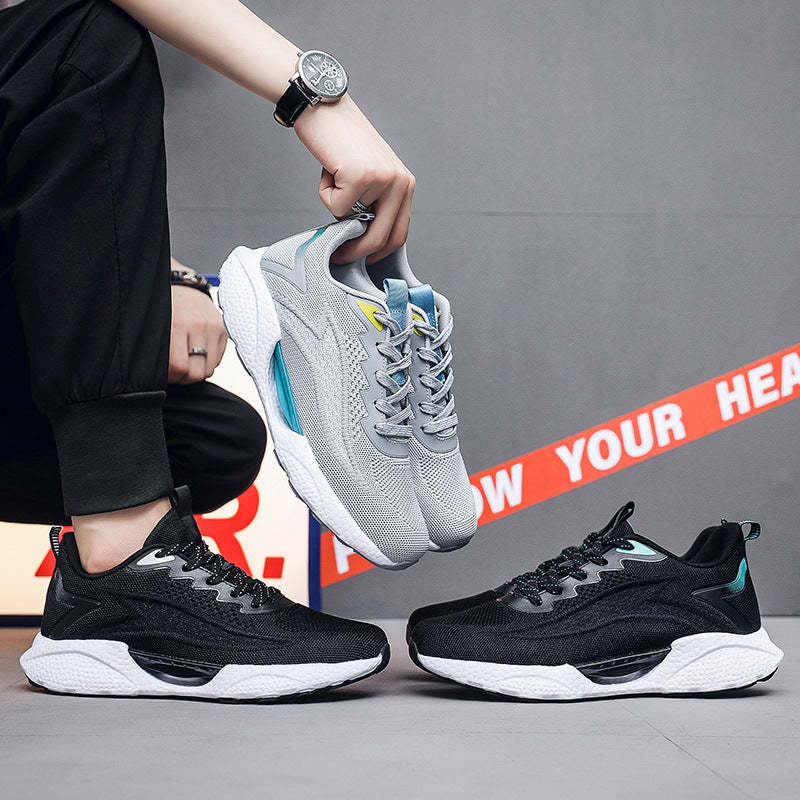 Men's Fashionable Breathable Lightweight Sneakers for Running, Walking and Sports