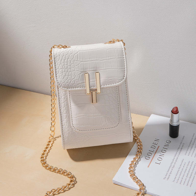 Guangzhou Mini Style Black PU Handbag Shoulder Bag Crossbody Bag Women Bag