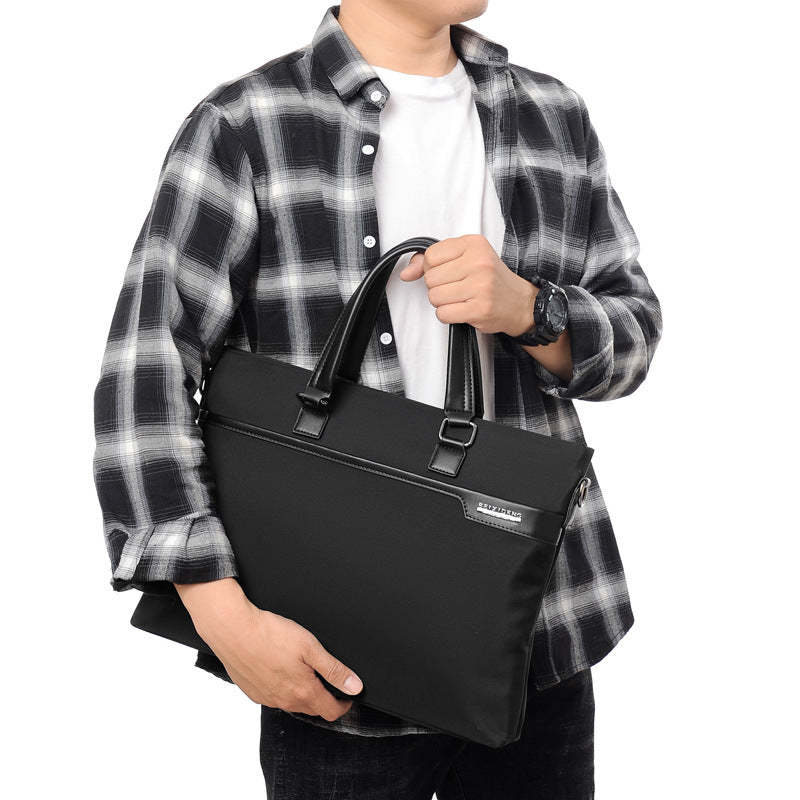 Business Oxford Cloth Men's Handbag Shoulder Bag Gift Meeting Bag