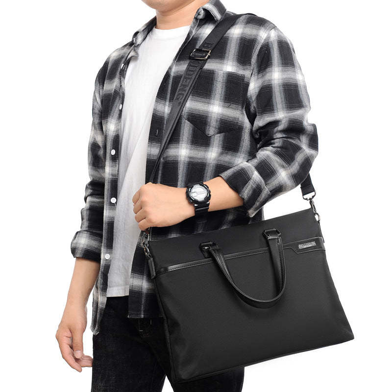 Business Oxford Cloth Men's Handbag Shoulder Bag Gift Meeting Bag