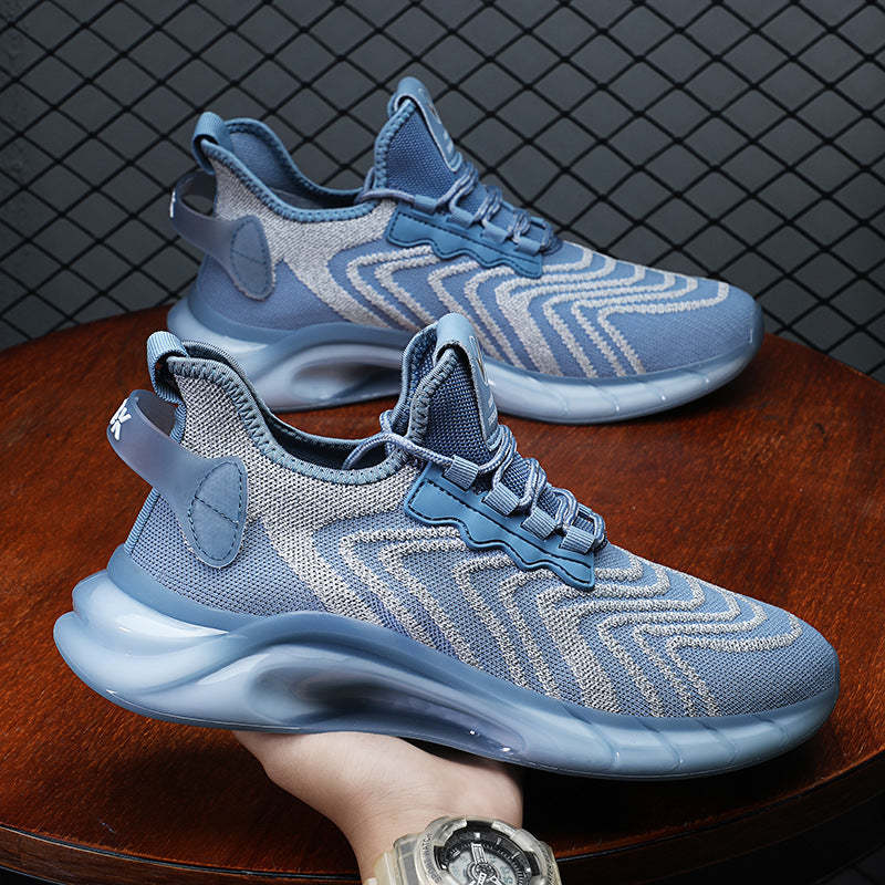 Men's Fashionable Sports Shoes with Breathable, Lightweight, Packable and Anti-glare Night Vision Functionality