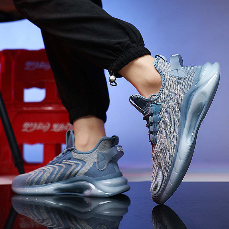 Men's Fashionable Sports Shoes with Breathable, Lightweight, Packable and Anti-glare Night Vision Functionality