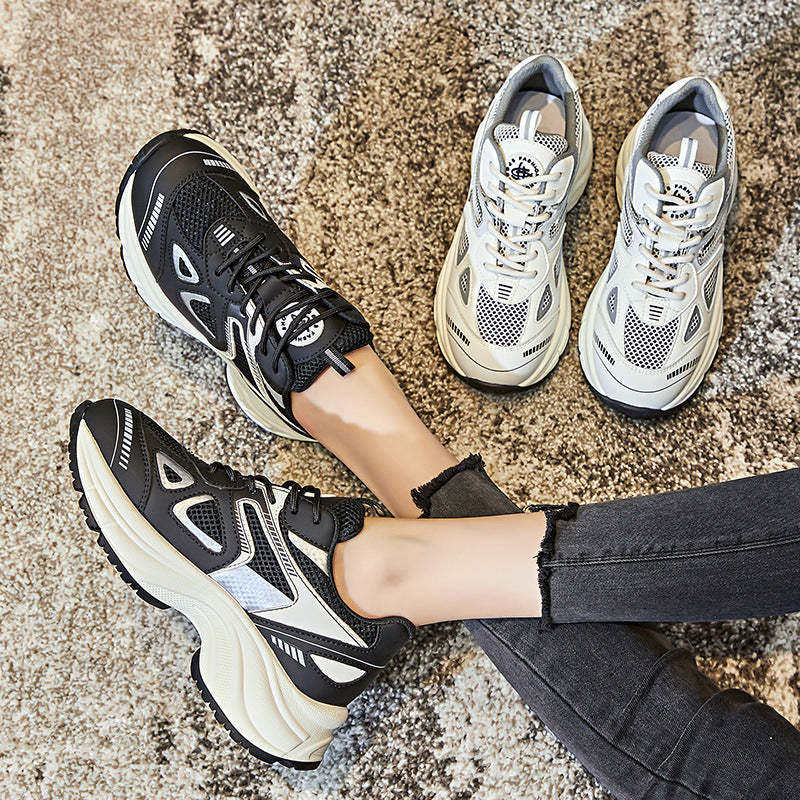 Women's Autumn New Breathable Running Shoes Old Dad Shoes Fashionable Casual Shoes