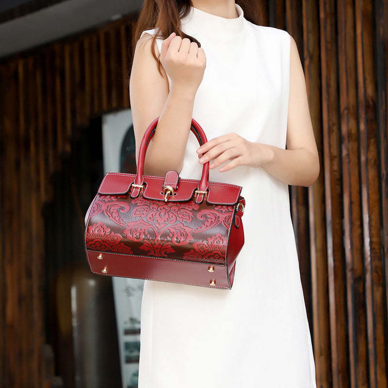 Fashionable Large Capacity Women Bag with National Style Cross-body Bag, Handbag and Shoulder Bag