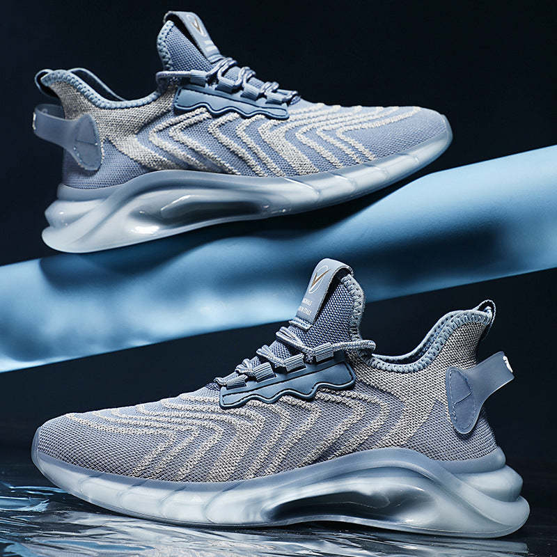 Men's Fashionable Sports Shoes with Breathable, Lightweight, Packable and Anti-glare Night Vision Functionality