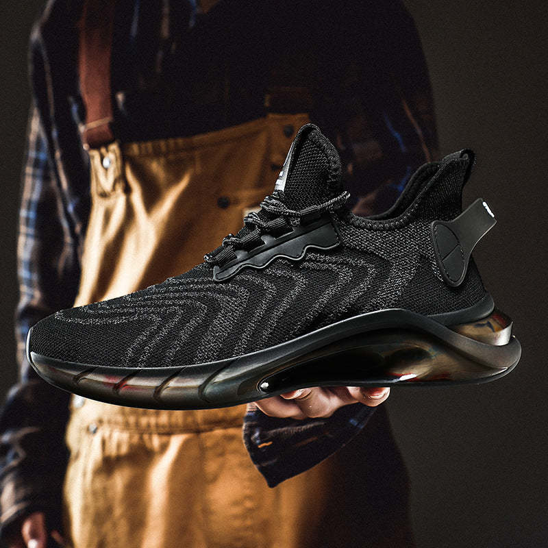 Men's Fashionable Sports Shoes with Breathable, Lightweight, Packable and Anti-glare Night Vision Functionality