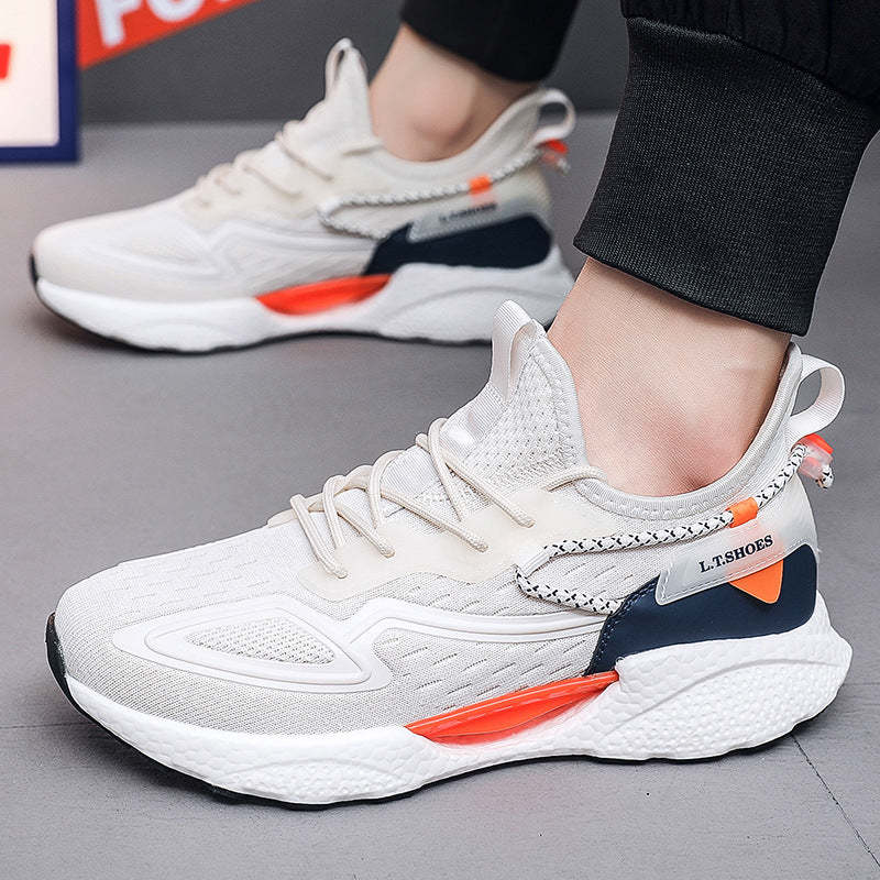 Men's Summer Fashion Breathable Running Shoes Lightweight Sneakers for Sports